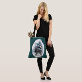 Bouvier des Flandres Kerstmis Tote Bag (Op model)