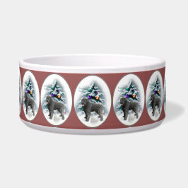 Bouvier des Flandres Kerstmis Voerbakje