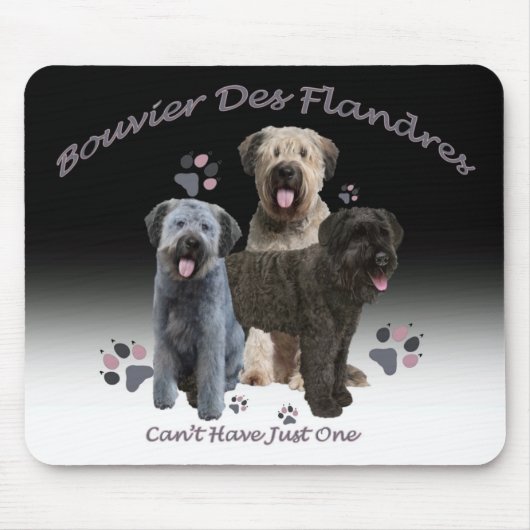 Bouvier Des Flandres Mousepad Muismat (Voorkant)