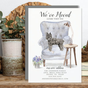 Bouvier des Flandres Moving Announcement Aankondiging