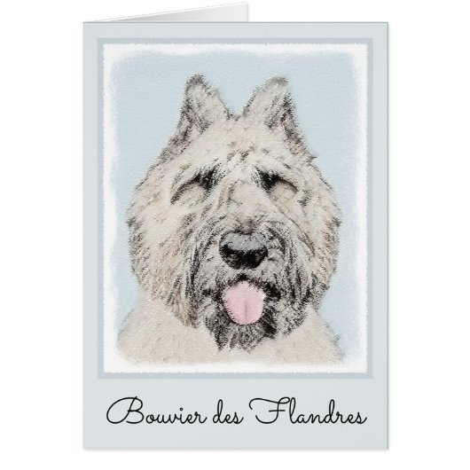 Bouvier des Flandres Painting - Original Dog Art (Voorkant)