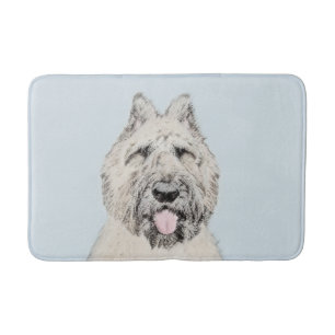Bouvier des Flandres Painting - Original Dog Art Badmat