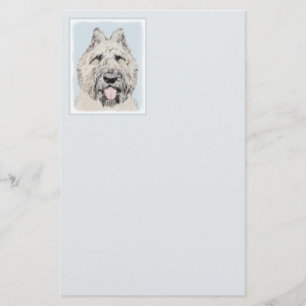 Bouvier des Flandres Painting - Original Dog Art Briefpapier