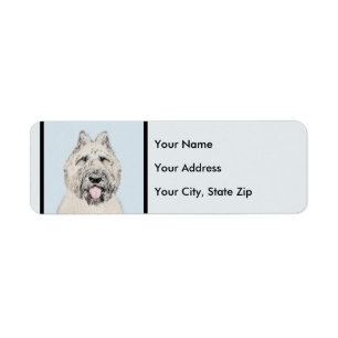 Bouvier des Flandres Painting - Original Dog Art Etiket