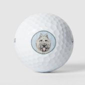 Bouvier des Flandres Painting - Original Dog Art Golfballen (Voorkant)