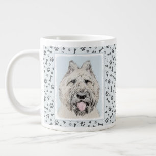 Bouvier des Flandres Painting - Original Dog Art Grote Koffiekop