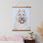Bouvier des Flandres Painting - Original Dog Art Hangend Wandkleed (Slaapkamer)