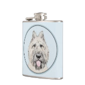 Bouvier des Flandres Painting - Original Dog Art Heupfles (Links)