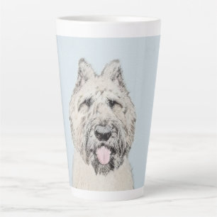 Bouvier des Flandres Painting - Original Dog Art Latte Mok