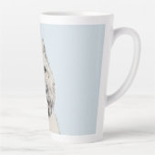 Bouvier des Flandres Painting - Original Dog Art Latte Mok (Rechts)