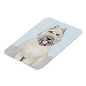 Bouvier des Flandres Painting - Original Dog Art Magneet (Linkerzijde)