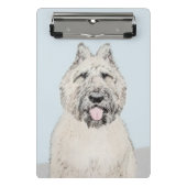 Bouvier des Flandres Painting - Original Dog Art Mini Klembord (Voorkant)