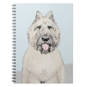 Bouvier des Flandres Painting - Original Dog Art Notitieboek