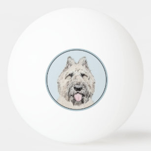 Bouvier des Flandres Painting - Original Dog Art Pingpongbal