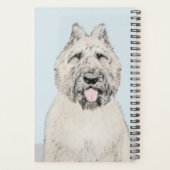 Bouvier des Flandres Painting - Original Dog Art Planner (Achterkant)