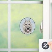 Bouvier des Flandres Painting - Original Dog Art Raamsticker (Huis)