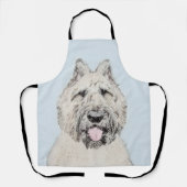 Bouvier des Flandres Painting - Original Dog Art Schort (Voorkant)