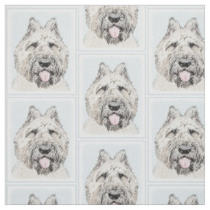 Bouvier des Flandres Painting - Original Dog Art Stof