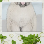 Bouvier des Flandres Painting - Original Dog Art Theedoek (Gevouwen)