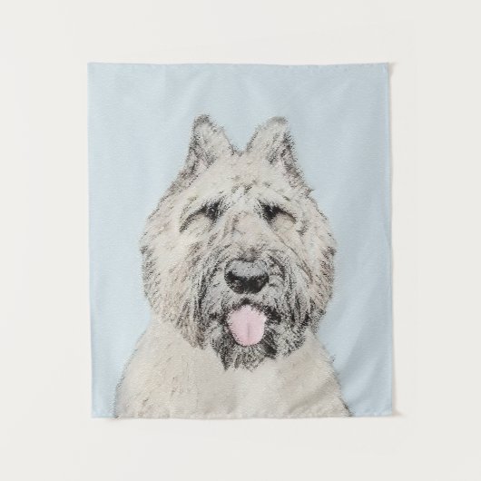 Bouvier des Flandres Painting - Original Dog Art Wandkleed (Voorkant)