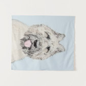 Bouvier des Flandres Painting - Original Dog Art Wandkleed (Voorkant (horizontaal))