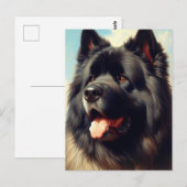 Bouvier des Flandres Schilderen Briefkaart (Voorkant / Achterkant)