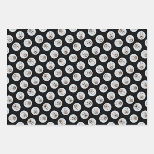 Bouvier des Flandres Schilderij Fawn Brindle Dog A Inpakpapier Vel (Voorkant 3)