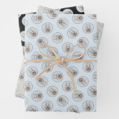 Bouvier des Flandres Schilderij Fawn Brindle Dog A Inpakpapier Vel (In situ)