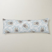 Bouvier des Flandres Schilderij Fawn Brindle Dog A Lichaamskussen (Achterkant)