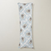 Bouvier des Flandres Schilderij Fawn Brindle Dog A Lichaamskussen (Voorkant Verticaal)