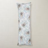 Bouvier des Flandres Schilderij Fawn Brindle Dog A Lichaamskussen (Achterkant (Verticaal))