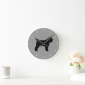 Bouvier des Flandres Silhouet Ronde Klok (Huis)