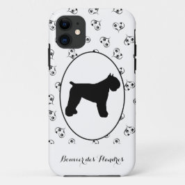 Bouvier des Flandres Silhouette Case-Mate iPhone Case