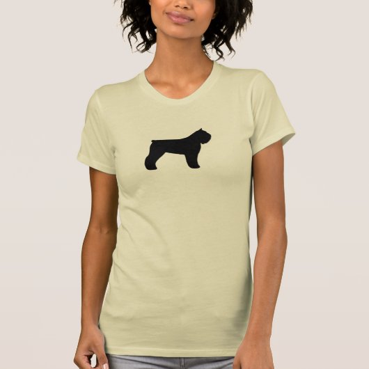 Bouvier des Flandres Silhouette T-shirt (Voorkant)