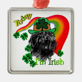 Bouvier des Flandres St Patricks Metalen Ornament