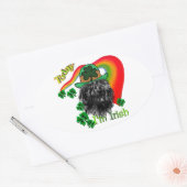 Bouvier des Flandres St Patricks Ovale Sticker (Envelop)