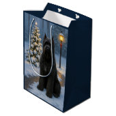 Bouvier des Flandres Vakantie  Medium Cadeauzakje (Achterkant Gekanteld)