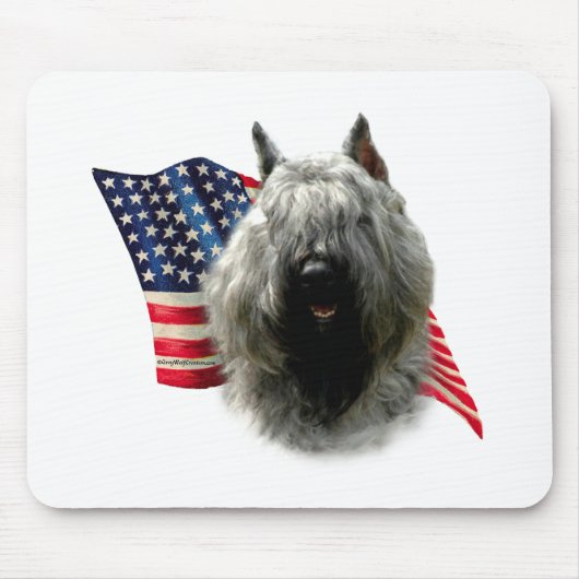 Bouvier des Flandres Vlag Muismat (Voorkant)