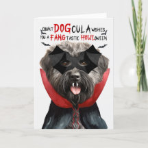 Bouvier Hond Grappig Count DOGcula Halloween