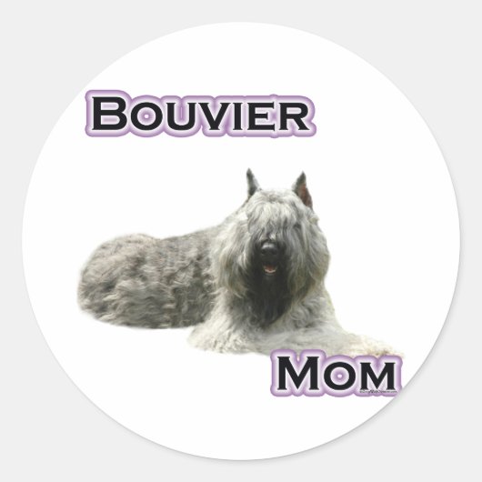Bouvier Mom 4 - Sticker (Voorkant)