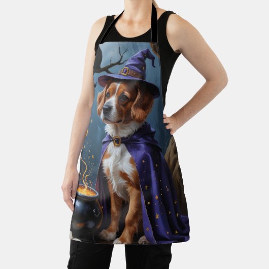 Bouviers des Flandres grillige Halloween schilderi Schort (Insitu)