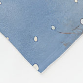 Bouviers des Flandres Hond in Sledge Kerstmis Fleece Deken (Hoek)