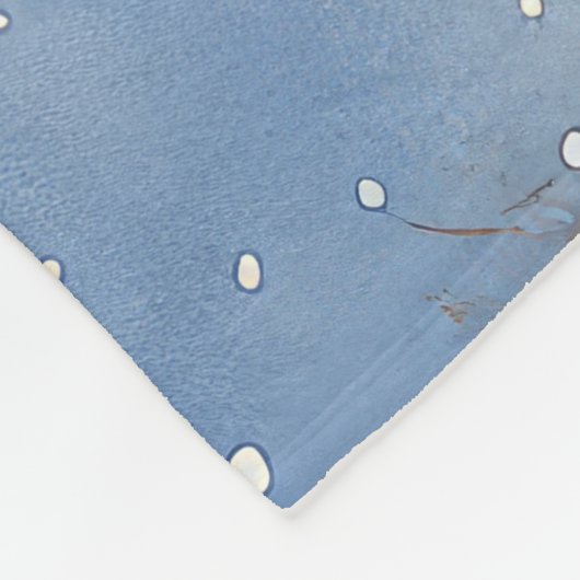 Bouviers des Flandres Hond in Sledge Kerstmis Fleece Deken (Hoek)