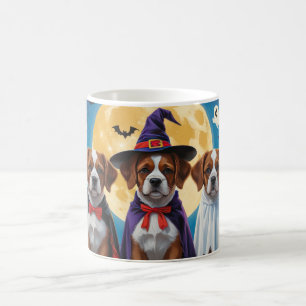 Bouviers des Flandres Honden Pompoen Halloween Gra Koffiemok
