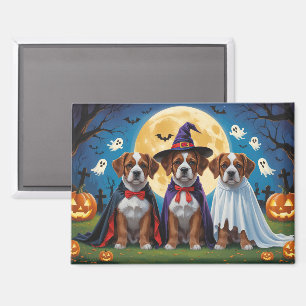 Bouviers des Flandres Honden Pompoen Halloween Gra Magneet