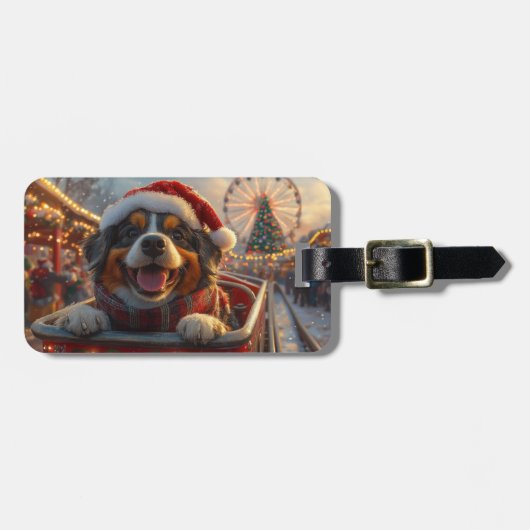 Bouviers des Flandres Hondenroller Onderzetter Ker Bagagelabel (Voorkant horizontaal)