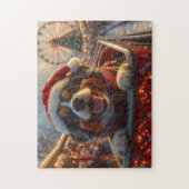 Bouviers des Flandres Hondenroller Onderzetter Ker Legpuzzel (Verticaal)