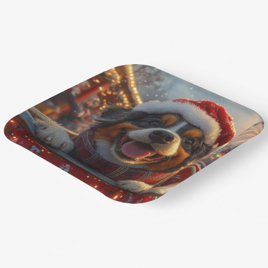 Bouviers des Flandres Hondenroller Onderzetter Ker Papieren Bordje (Gebogen)