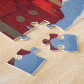 Bouviers des Flandres Kerst Feestelijke Sneeuwscèn Legpuzzel (Zijkant)