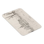 Bouvigne Kasteel Breda Nederland Pen illustratie Magneet (Rechterzijde)